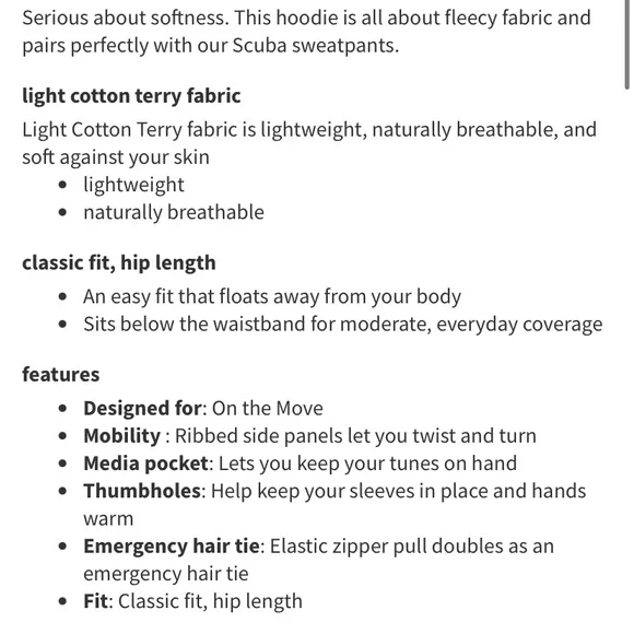 NWT Lululemon scuba full zip hoodie 10 - Picture 7 of 13